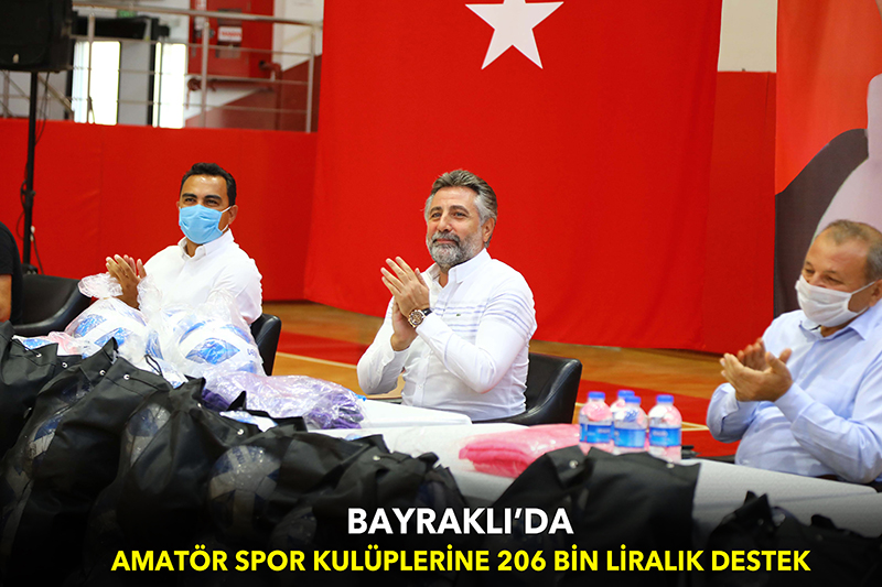 Bayraklı'da amatör spor kulüplerine 206 bin liralık destek