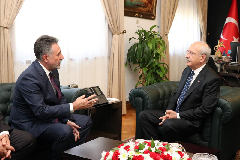 Başkan Sandal'dan Kılıçdaroğlu'na ziyaret