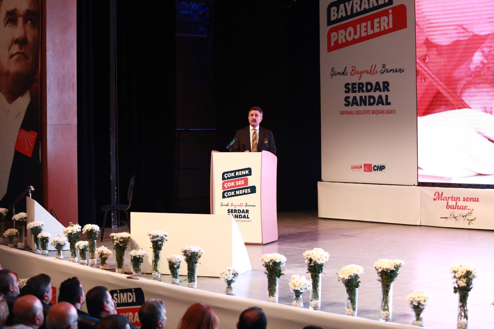 CHP Bayraklı adayı Sandal'dan 13 dev proje