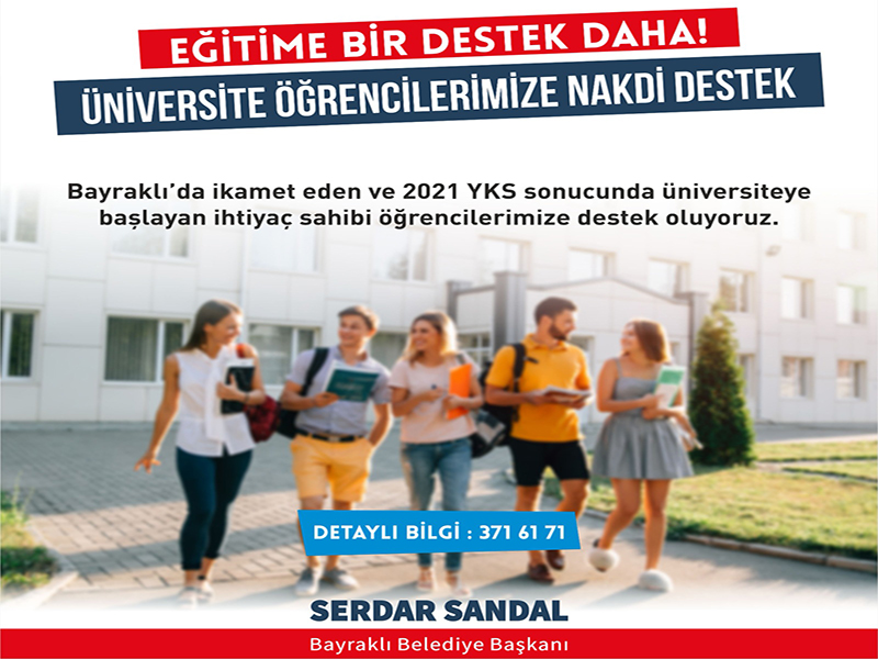 Bayraklı'da ihtiyaç sahibi öğrencilere destek