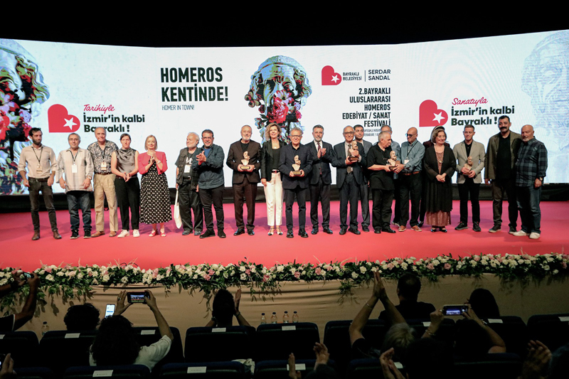 Uluslararası Homeros Festivali'nde ödüller sahiplerini buldu