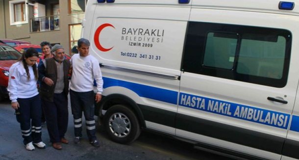 Bayraklı'da 2 bin hastaya ambulans hizmeti